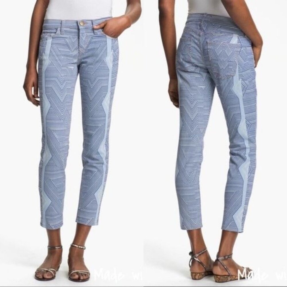 Mary Katrantzou x Current/Elliott Albatross Skinny Jeans